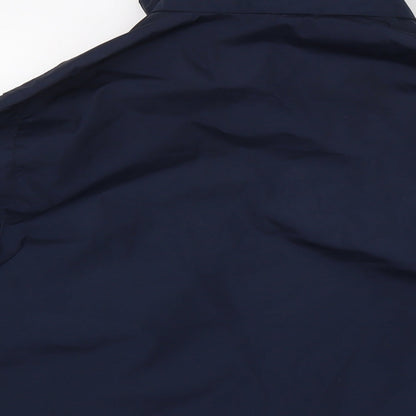 Olympus Womens Blue Anorak Jacket Size 10 Zip