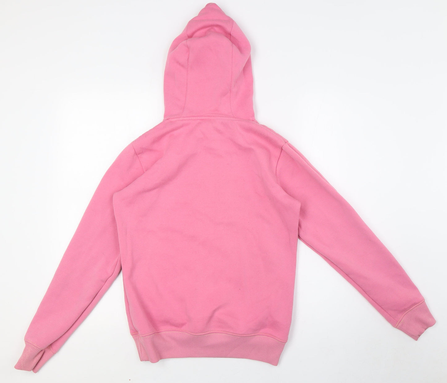 Lonsdale Womens Pink Cotton Pullover Hoodie Size 8