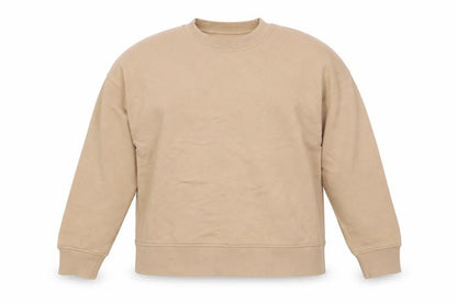 Very Womens Beige Cotton Pullover Sweatshirt Size 16