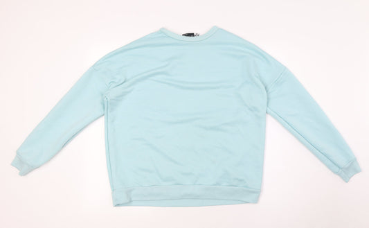 Womens UK Size 10 ASOS Blue Pullover Sweatshirt