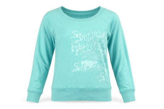 Divided by H&M Womens Green Paisley Cotton Basic Button-Up Size 10 Round Neck - Raw Collar
