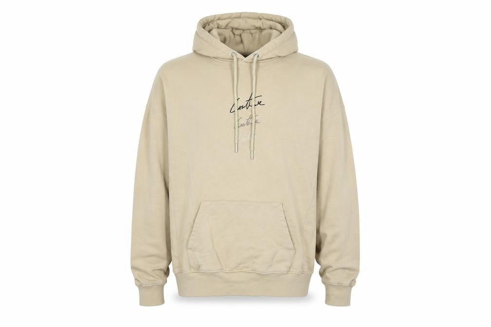 Mens UK Size S The Couture Club Beige Pullover Hoodie