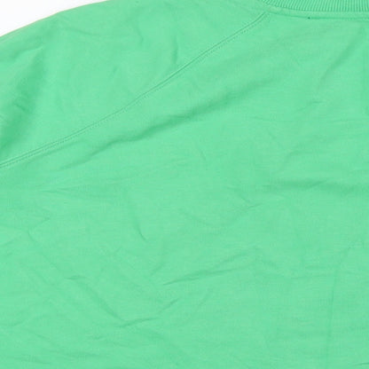 Womens UK Size M Marks and Spencer Green Pullover Sweatshirt