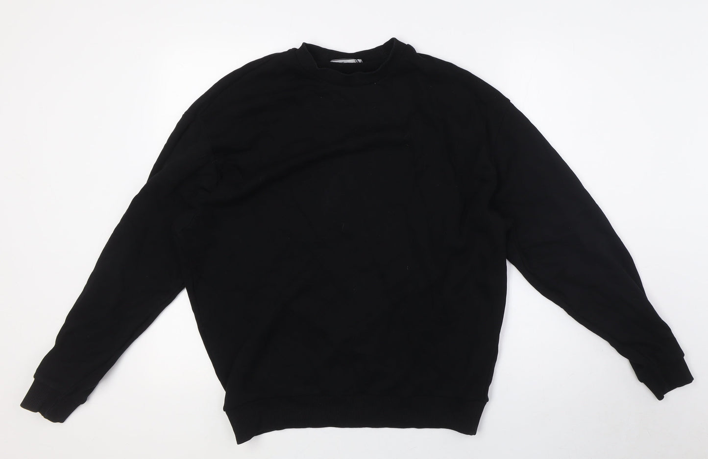 Mens UK Size S ASOS Black Pullover Sweatshirt