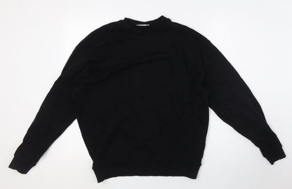Mens UK Size S ASOS Black Pullover Sweatshirt