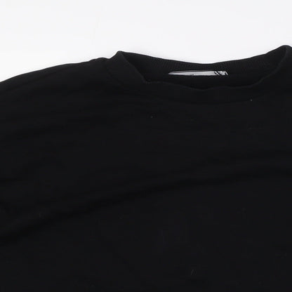 Mens UK Size S ASOS Black Pullover Sweatshirt