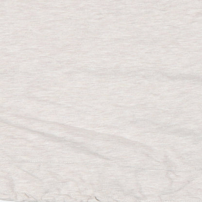 Marks & Spencer Womens Beige Cotton Pullover Sweatshirt Size 8 - Pull Waist