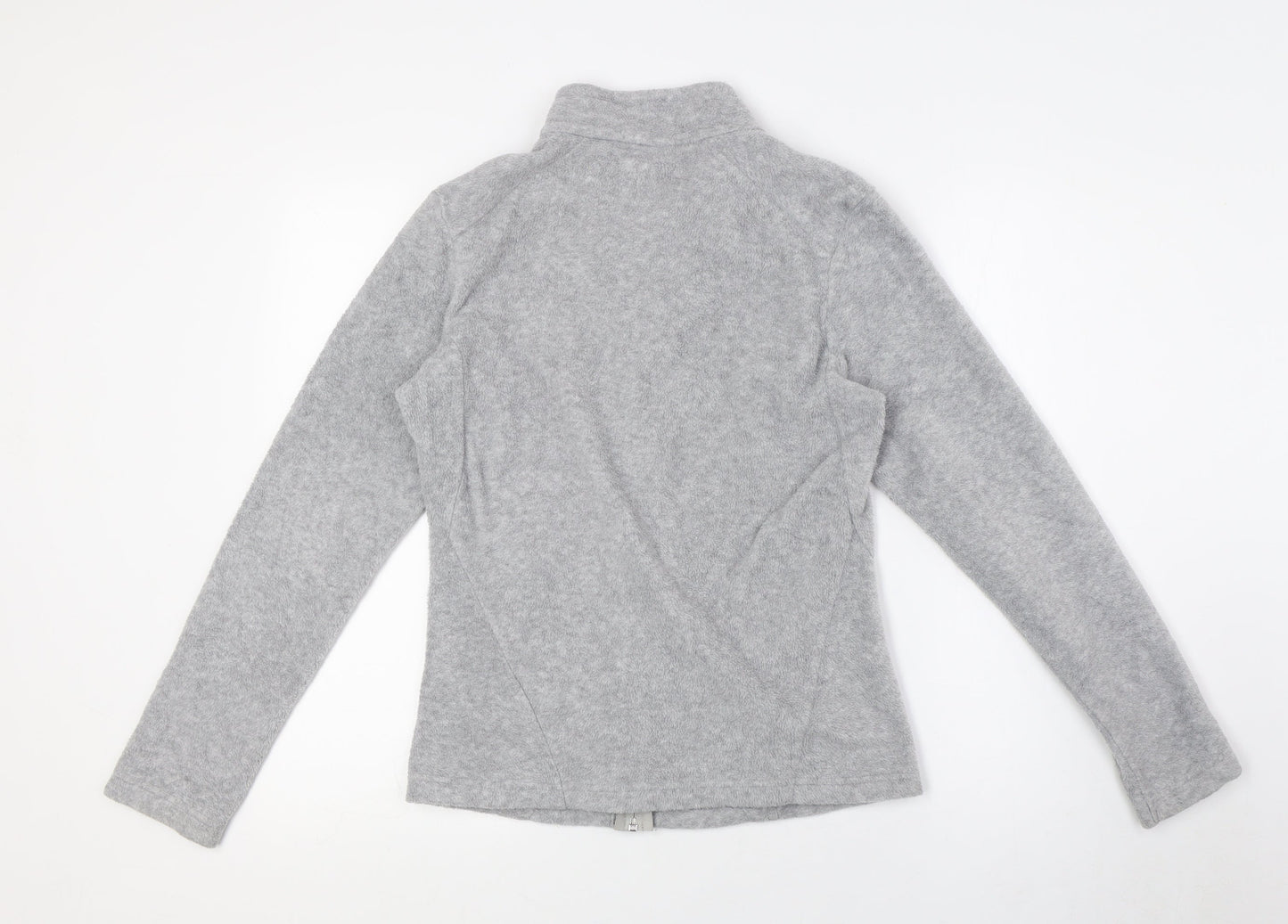 DECATHLON Womens Grey Jacket Size S Zip - Zip pockets