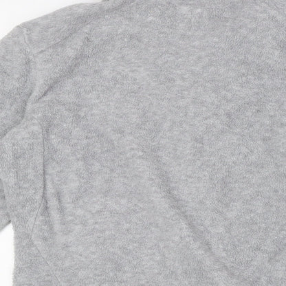 DECATHLON Womens Grey Jacket Size S Zip - Zip pockets