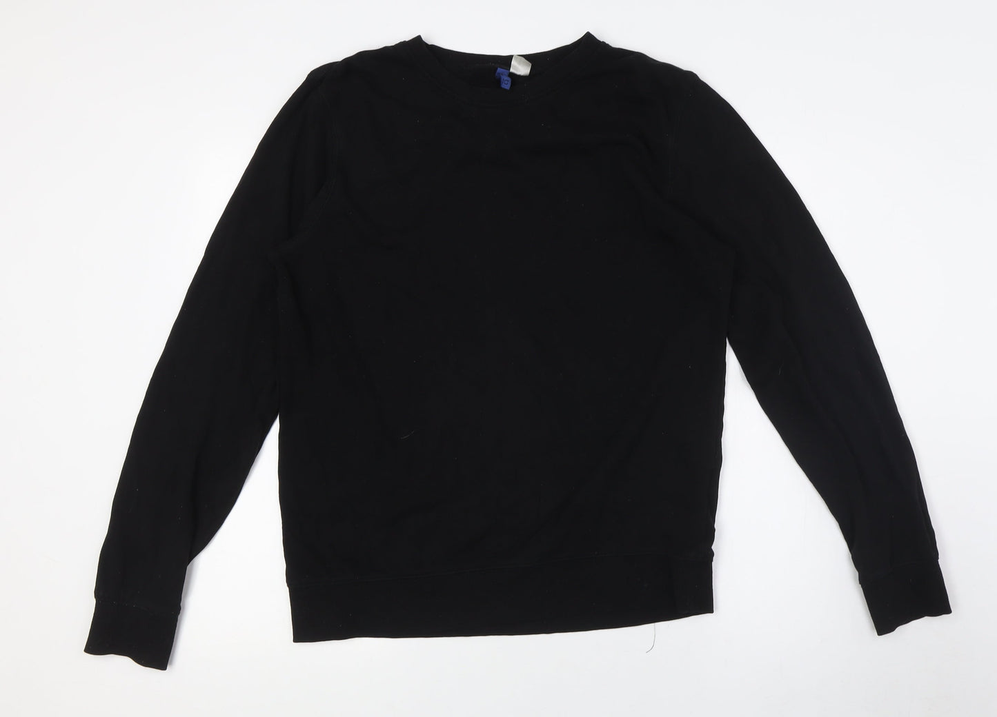Mens UK Size M Divided by H&M Black Pullover Sweatshirt