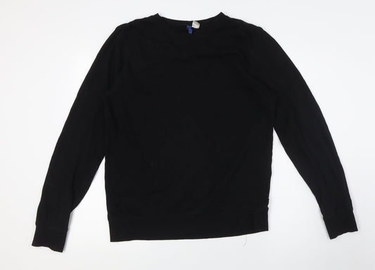 Mens UK Size M Divided by H&M Black Pullover Sweatshirt