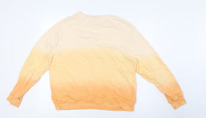 Womens UK Size S Marks and Spencer Orange Pullover Sweatshirt