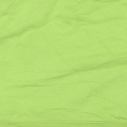 Zara Womens Green Polyester Pullover Sweatshirt Size S - If Fridays Had a Face I Would Kiss It