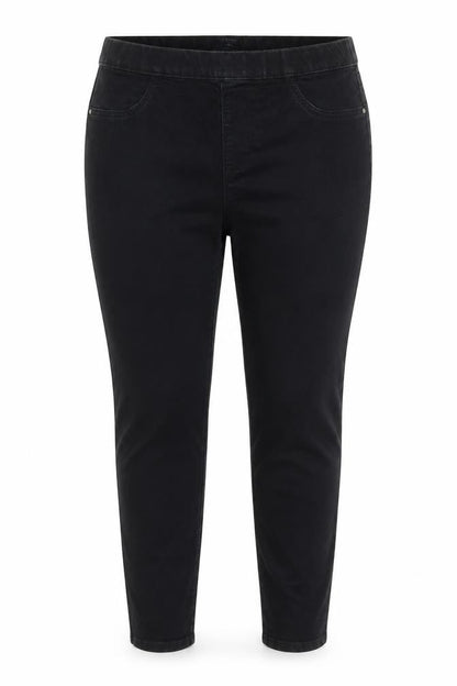 Matalan Womens Black Cotton Jegging Jeans Size 16 L27 in Regular