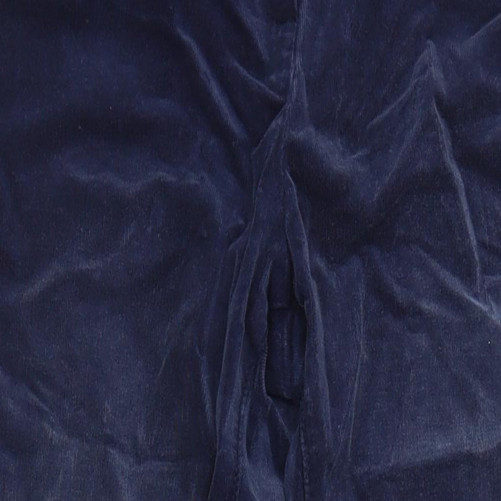 M&S Womens Blue Cotton Skinny Jeans Size 8 L29 in Relaxed