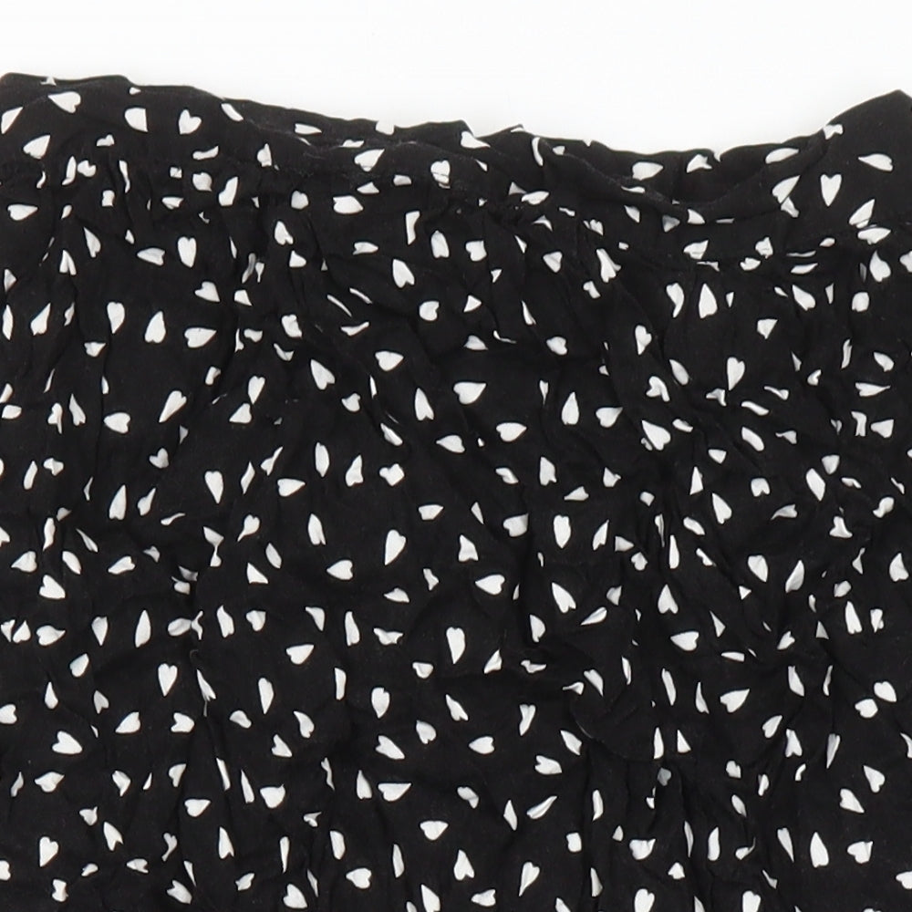 ASOS Womens Multicoloured Geometric Viscose A-Line Skirt Size 8