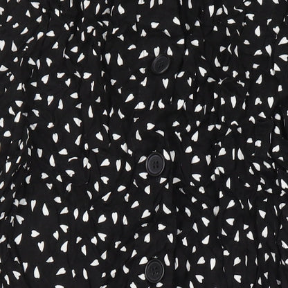 ASOS Womens Multicoloured Geometric Viscose A-Line Skirt Size 8