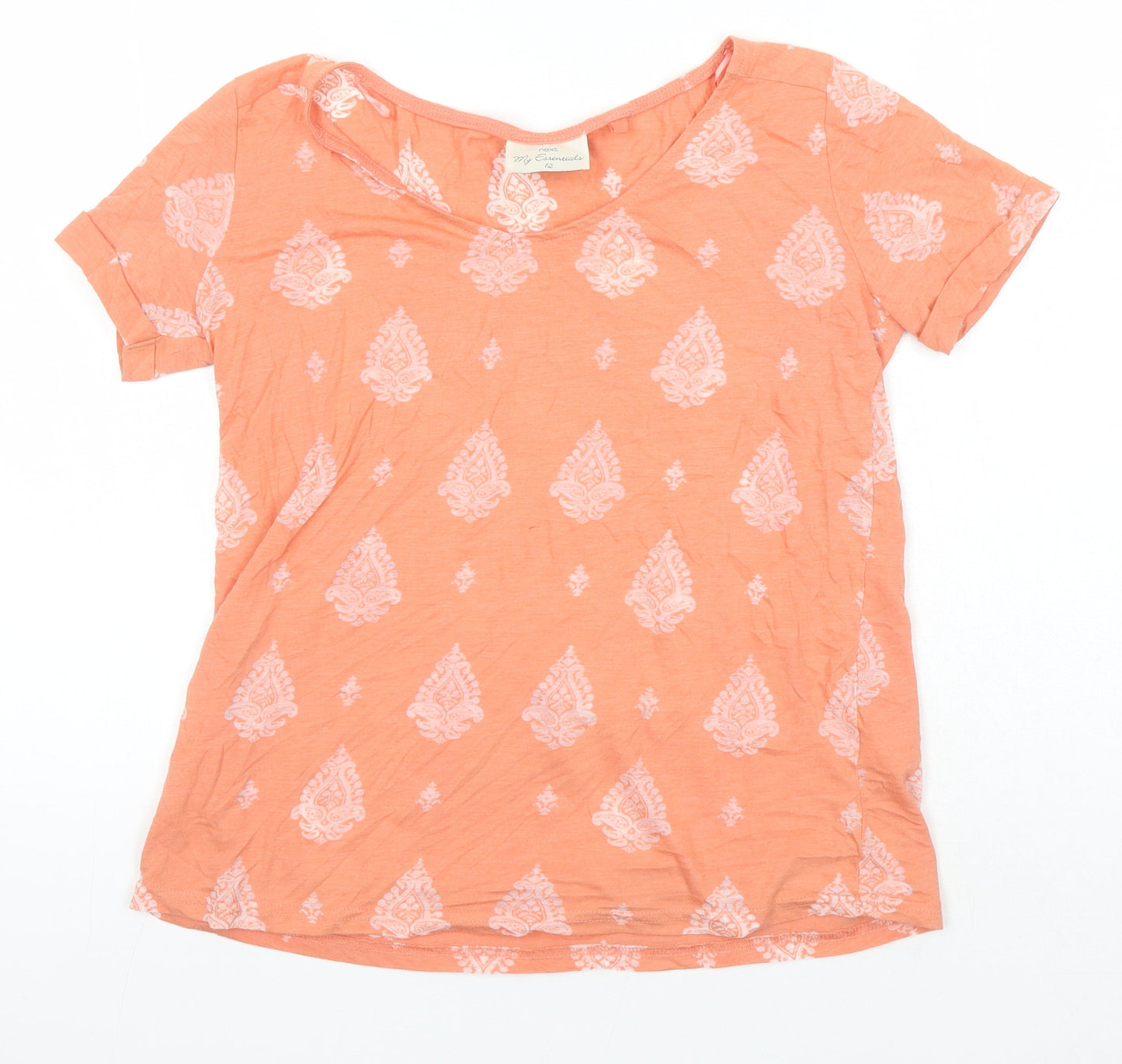 Womens UK Size 12 NEXT Multicoloured Jersey T-Shirt