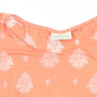 Womens UK Size 12 NEXT Multicoloured Jersey T-Shirt