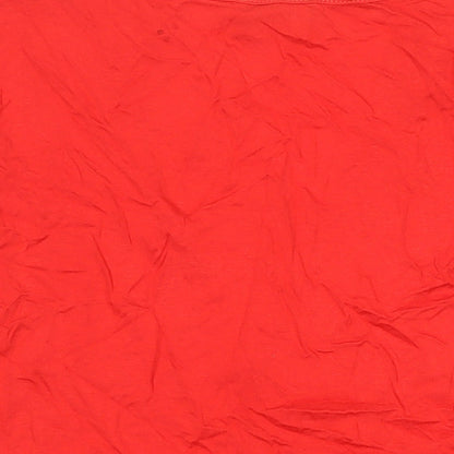 Womens UK Size XL Klass Red Tunic T-Shirt