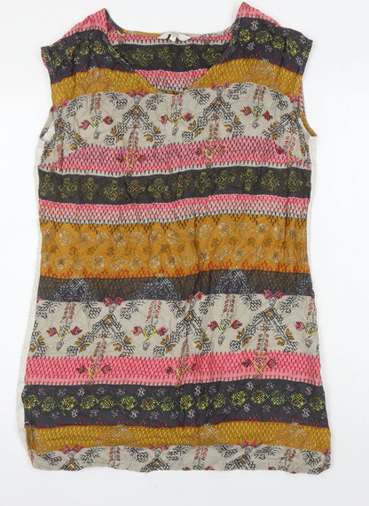Womens UK Size 14 NEXT Multicoloured Tunic Tank