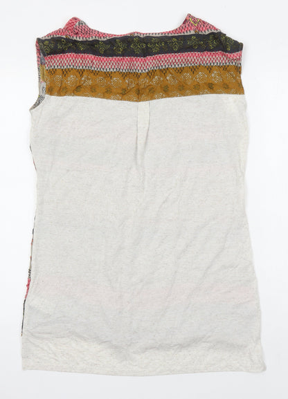 Womens UK Size 14 NEXT Multicoloured Tunic Tank