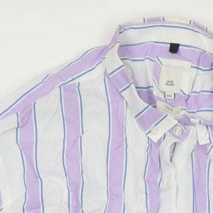Womens UK Size 2XL River Island Multicoloured Basic Blouse