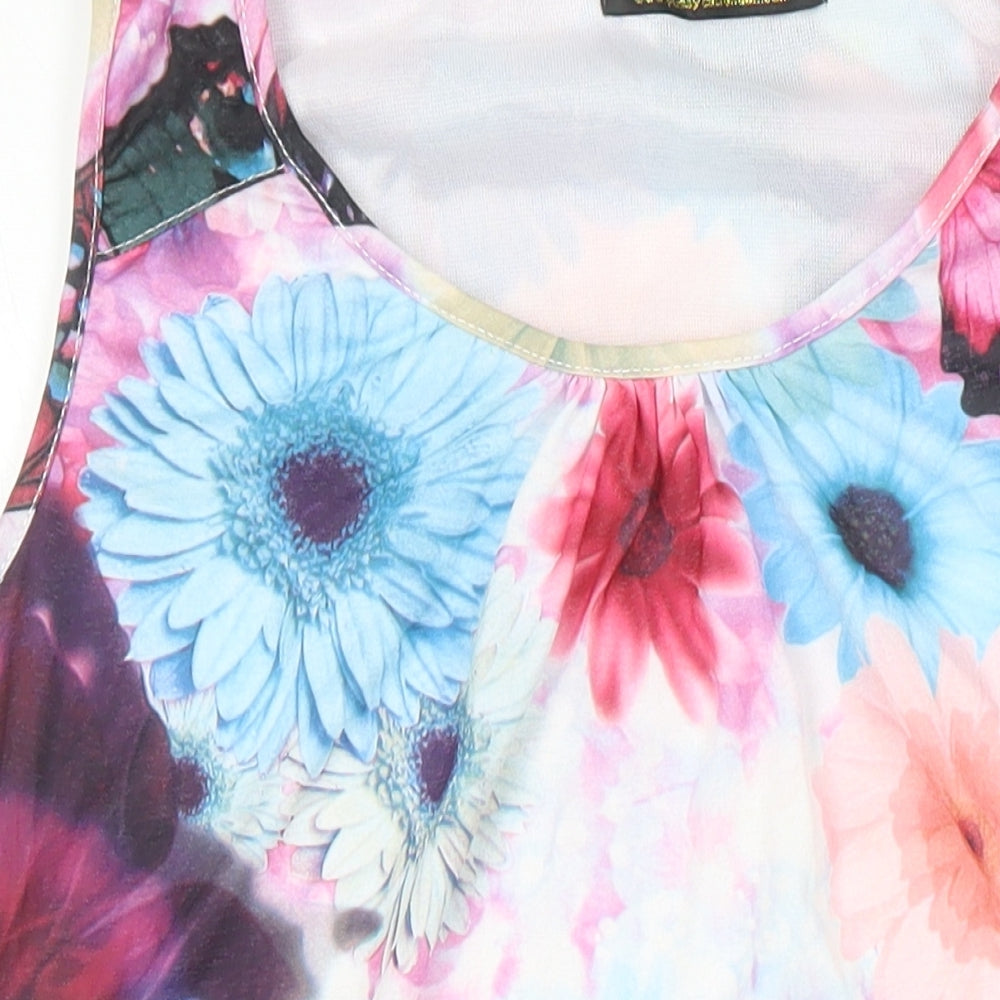 Womens UK Size L Pussycat London Multicoloured Tunic Blouse