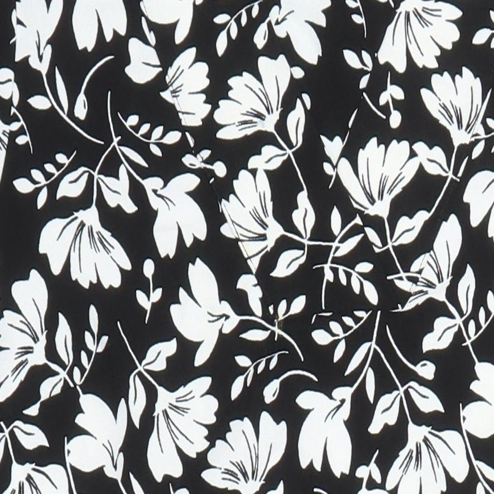 M&S Womens Multicoloured Floral Polyester Shift Size 8 Sweetheart