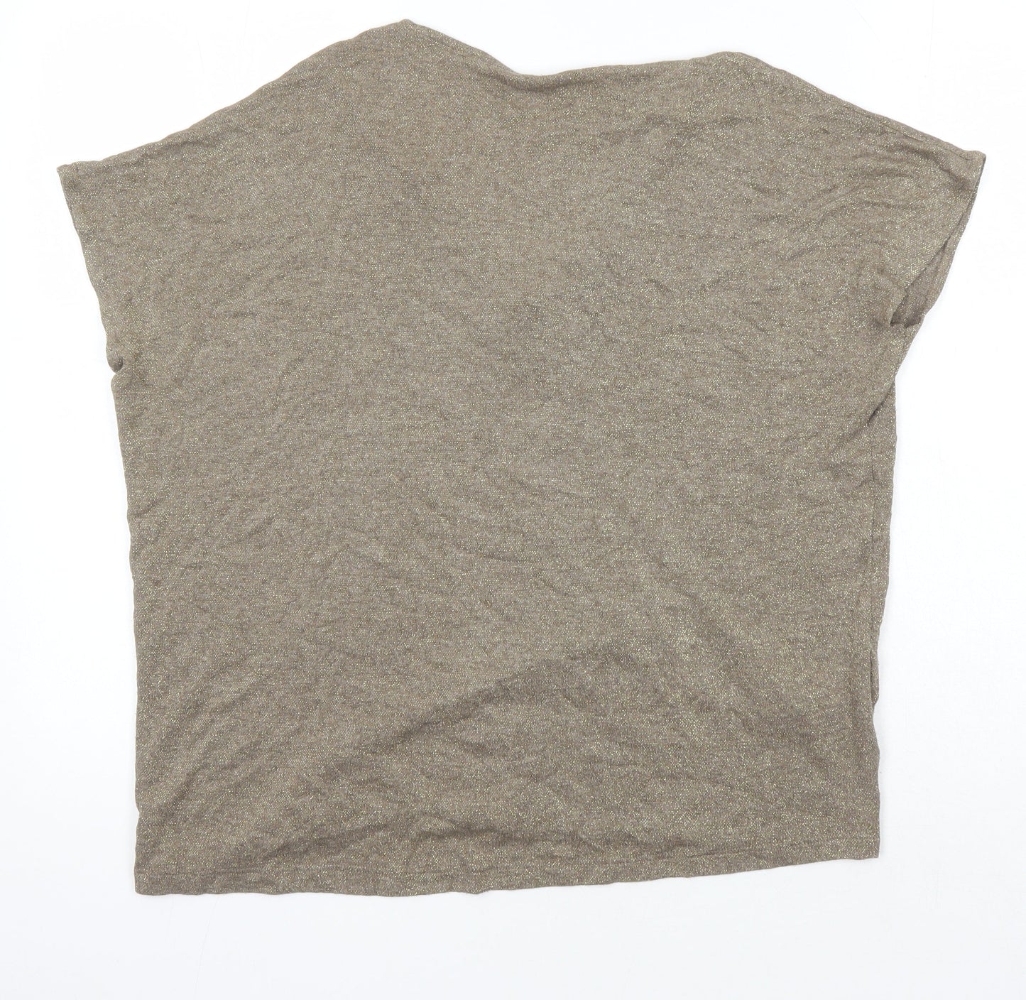 Womens UK Size M MNG Gold Basic Tank
