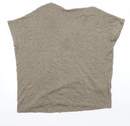 Womens UK Size M MNG Gold Basic Tank