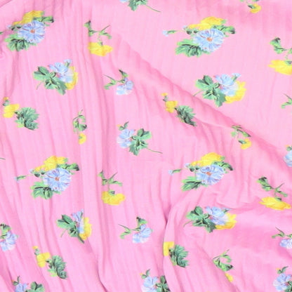 Womens UK Size 8 ASOS Multicoloured Cropped Blouse