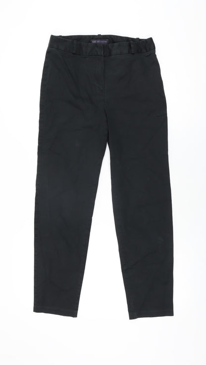 Womens UK Size 8 Marks and Spencer Regular Fit  Black Trousers