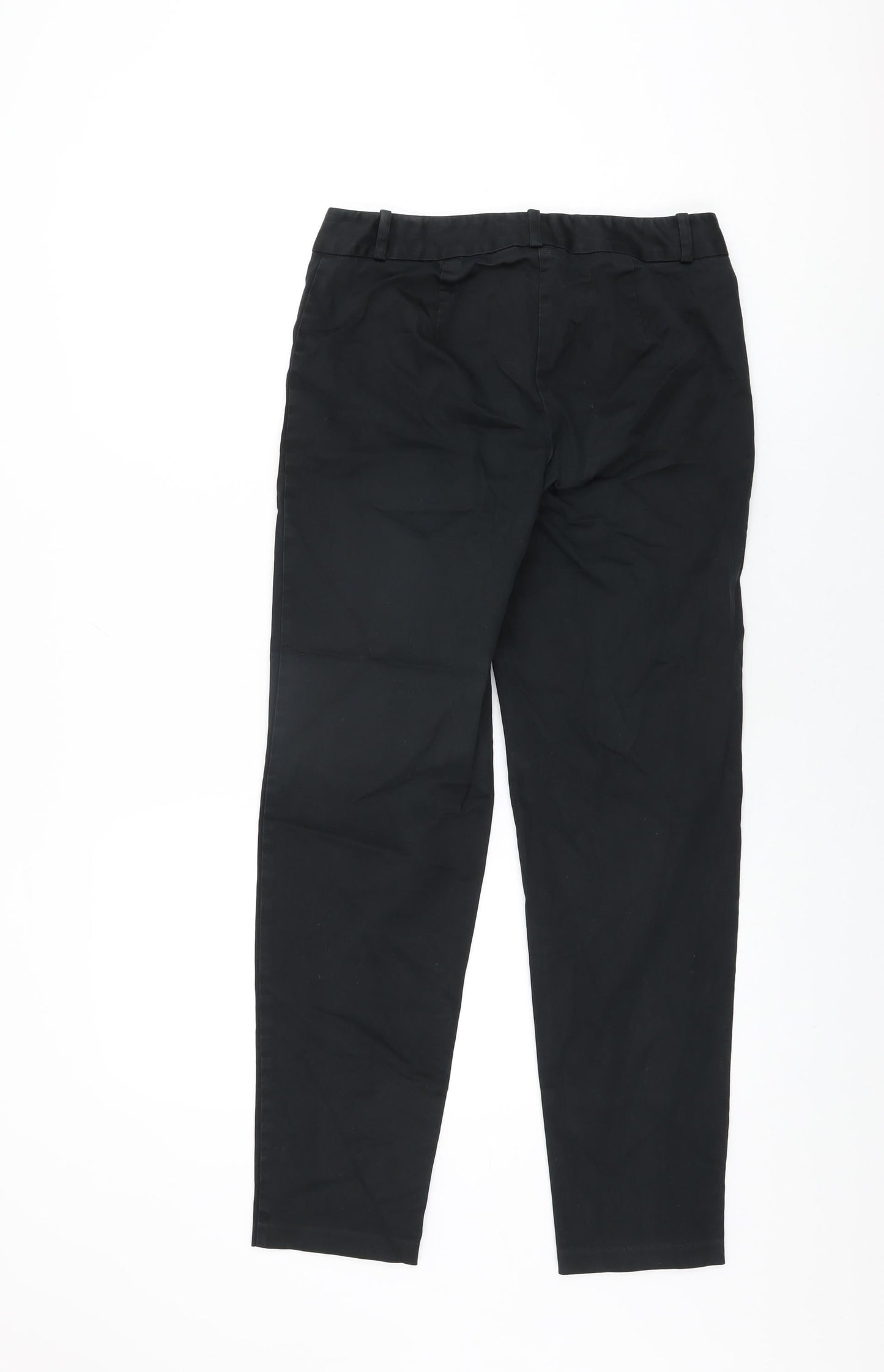 Womens UK Size 8 Marks and Spencer Regular Fit  Black Trousers