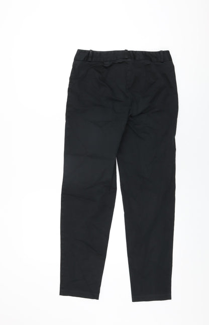 Womens UK Size 8 Marks and Spencer Regular Fit  Black Trousers