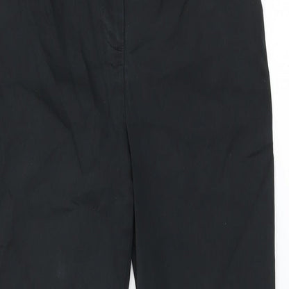 Womens UK Size 8 Marks and Spencer Regular Fit  Black Trousers