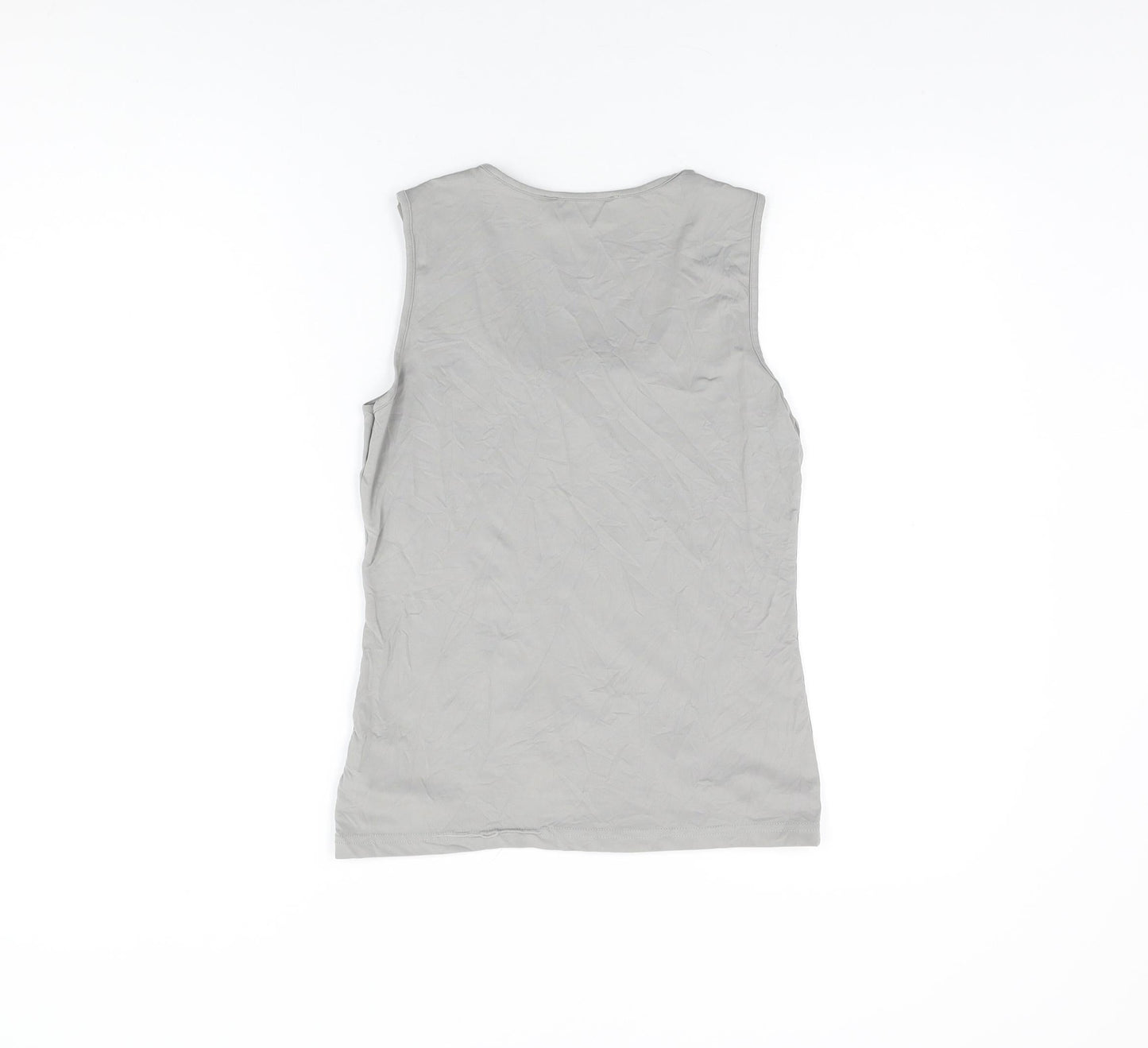 Womens UK Size M YAYA Grey Basic T-Shirt