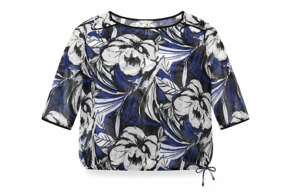 Womens UK Size 16 Anthology Blue Basic Blouse