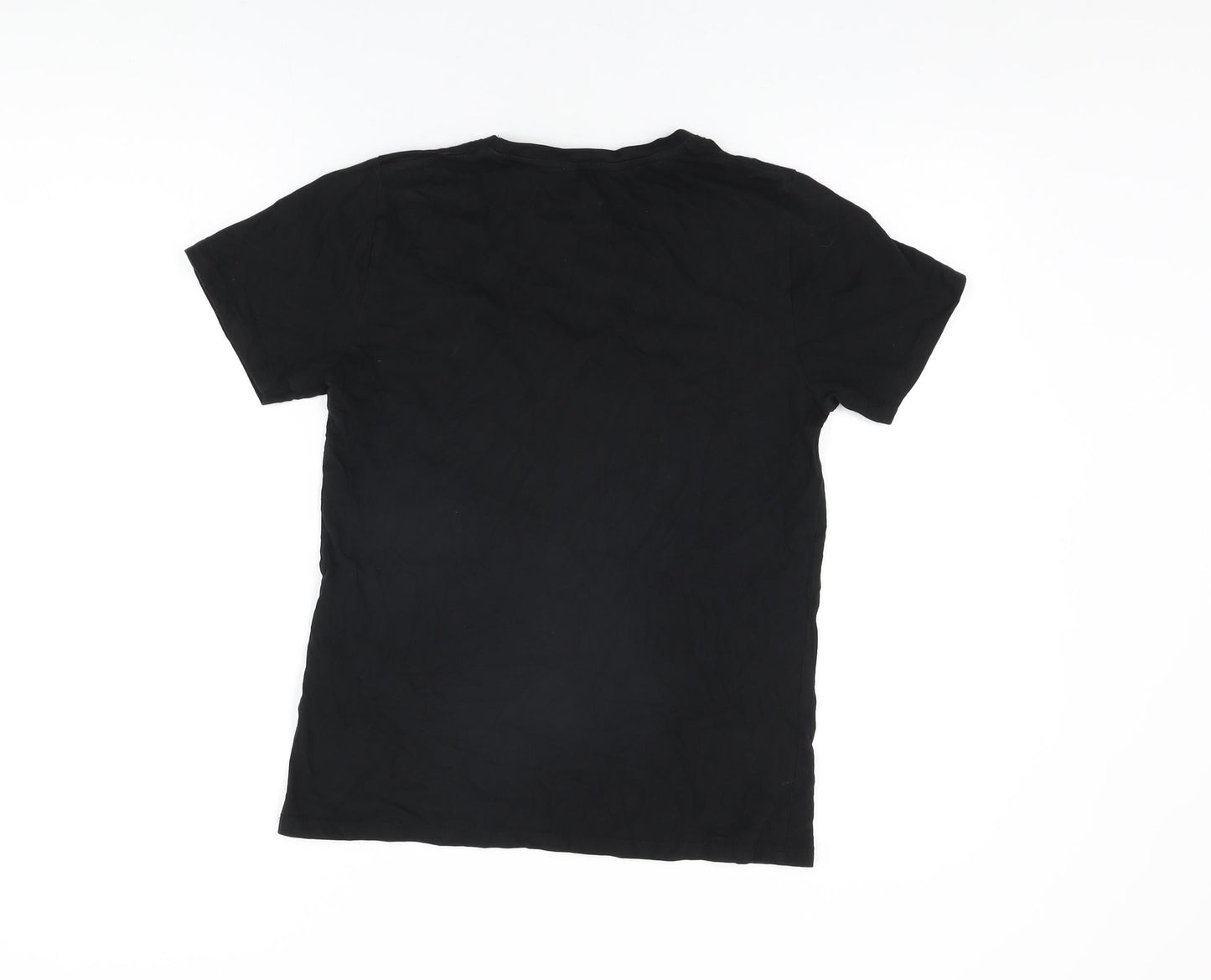 Womens UK Size 10 New Look Black Basic T-Shirt