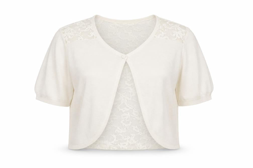 Womens UK Size 16 BHS Ivory Cardigan Jumper