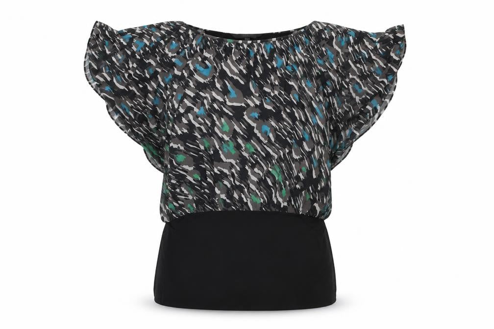 Womens UK Size 8 Coast Black Basic Blouse