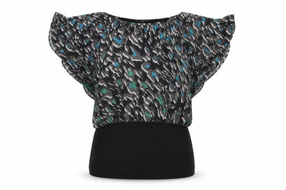 Womens UK Size 8 Coast Black Basic Blouse