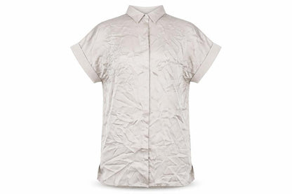 Missguided Womens Grey Polyester Shirt Dress Size 4 Collared Button