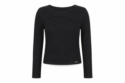 Womens UK Size 8 River Island Black Basic T-Shirt