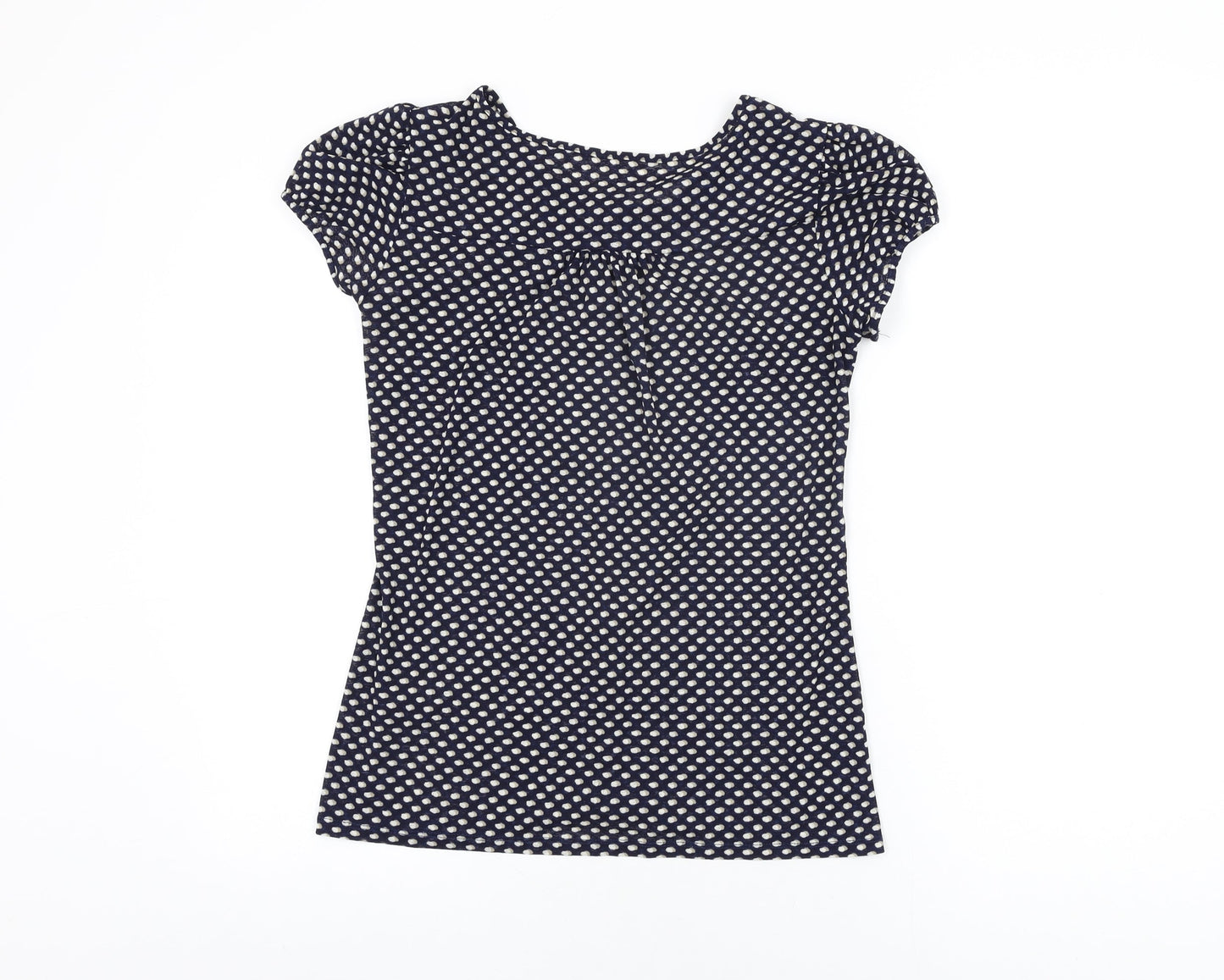 Womens UK Size 12 Marks and Spencer Blue Basic Button-Up