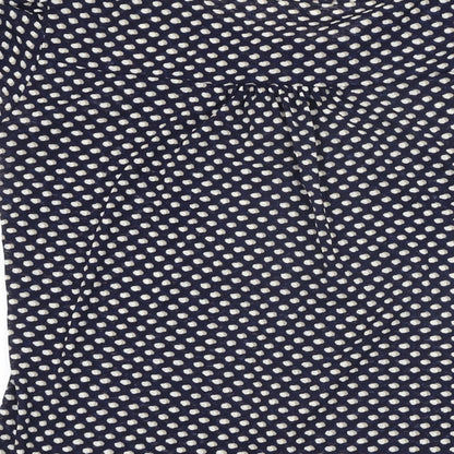 Womens UK Size 12 Marks and Spencer Blue Basic Button-Up