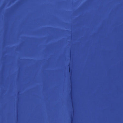 Afibel Womens Blue Polyester Trousers Size 22 L30 in Regular - Size 22-24