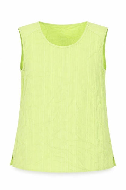 KjBRAND Womens Green Polyester Basic T-Shirt Size 24 Round Neck