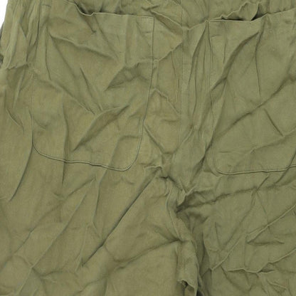 Womens UK Size 14 Warehouse Regular Fit  Green Trousers