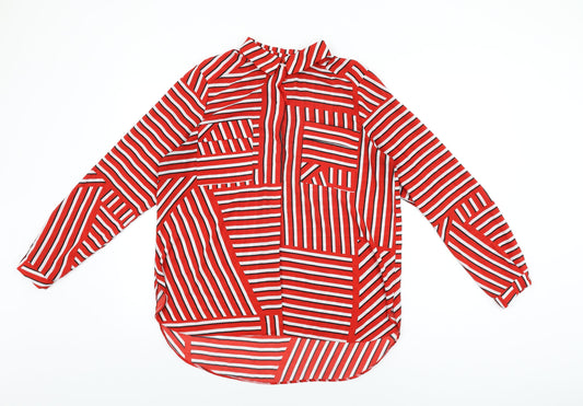 Womens UK Size 14 Dorothy Perkins Red Basic Blouse